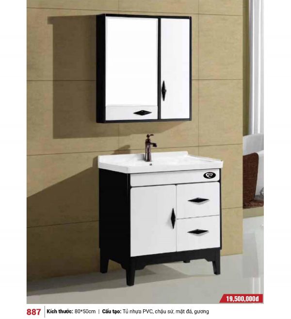 TỦ CHẬU LAVABO CAO CẤP TC 887