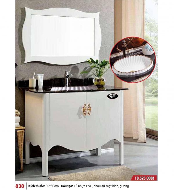 TỦ CHẬU LAVABO TC 838