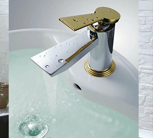 VÒI CHẬU LAVABO MẠ VÀNG V218