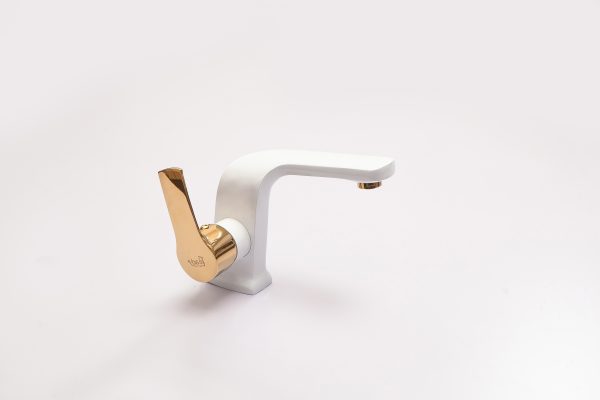 VÒI CHẬU RỬA MẶT LAVABO CONG MẠ TRẮNG V401