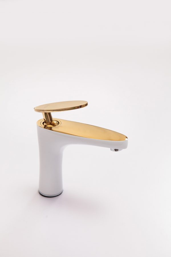 VÒI CHẬU RỬA MẶT LAVABO TRÒN MẠ TRẮNG V302